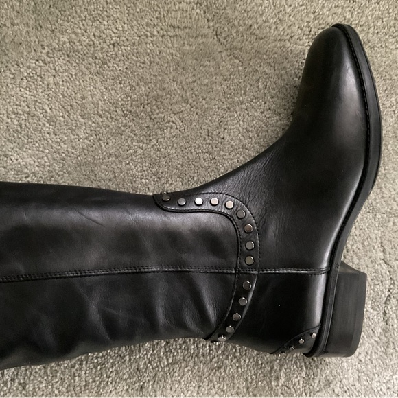 Black leather Paxton riding boots Sam Edelman US 7.5 - Picture 2 of 10
